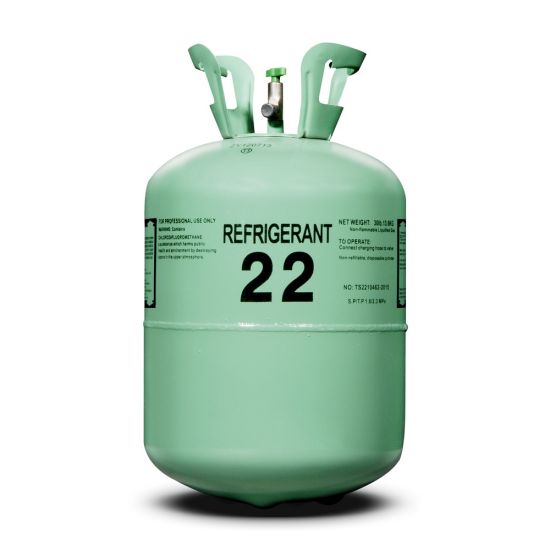 Venta directa de fábrica de 16 años 13,6 kg por cilindro Freón de gas R22