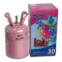 Tanque de gas de helio desechable de 13,4 L y 22,4 L para celebración de fiestas