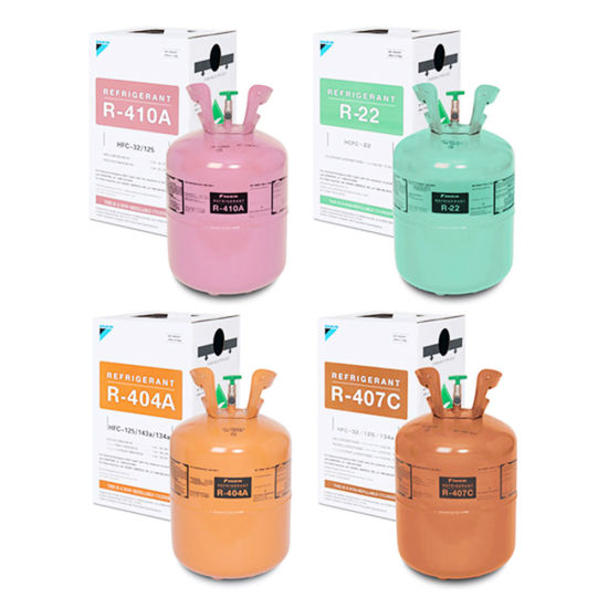 11,3 kg 30 lb Hfc gas refrigerante freón mixto R410