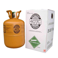 Precio bajo de fábrica 11,3 kg Cilindro desechable Freon R407c