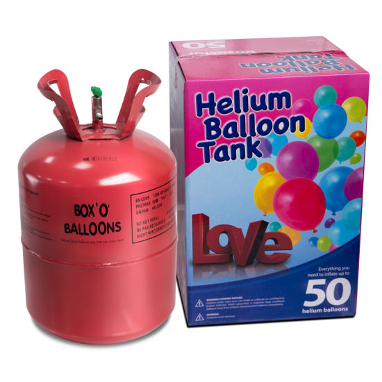 Globo de helio de alta pureza en cilindro de helio desechable de 22,4 l