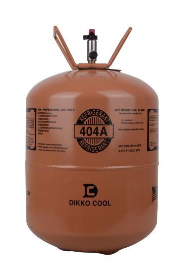 10,9 kg de gas R404A, cilindro desechable refrigerante R404A