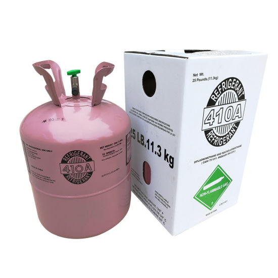 Gas refrigerante del embalaje del tanque del ISO del tanque de la tonelada ( R22 R134A R410A R404A R507c )