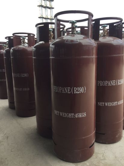 Gas propano de alta pureza R290, cilindro refrigerante R290 de 5,5 kg