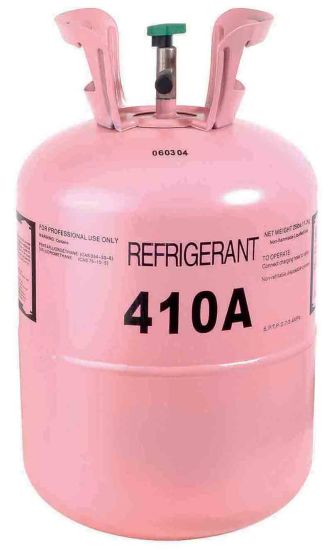 Gas de refrigerante al por mayor de fábrica R410A en cilindro de 11.3kg