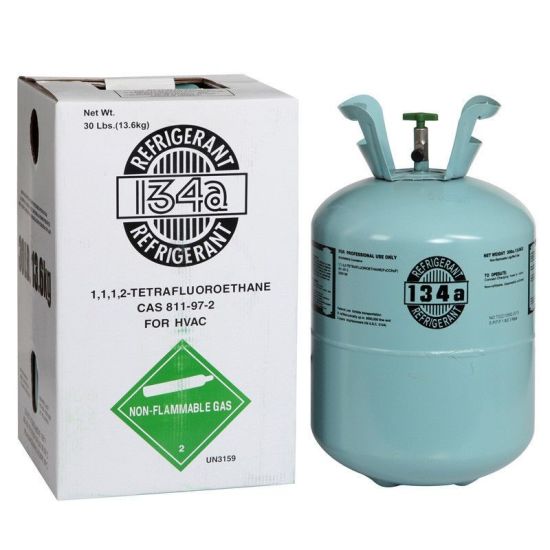 Cilindro desechable certificado CE 13,6 kg 30 lb de gas refrigerante R134A