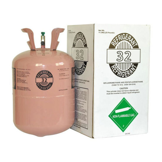 Fabricación Gas refrigerante inflamable ecológico R32, R32 Detalles y hoja de datos del refrigerante